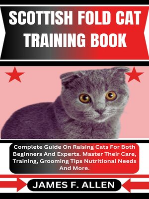 cover image of SCOTTISH FOLD CAT TRAINING BOOK